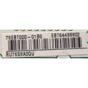 MAIN PARA SMART TV LG / NUMERO DE PARTE EBT64438802 / EAX67125703 / PANEL LC650EQF (YK)(M1) / MODELO 65SJ9500-UA.AUSYLJR